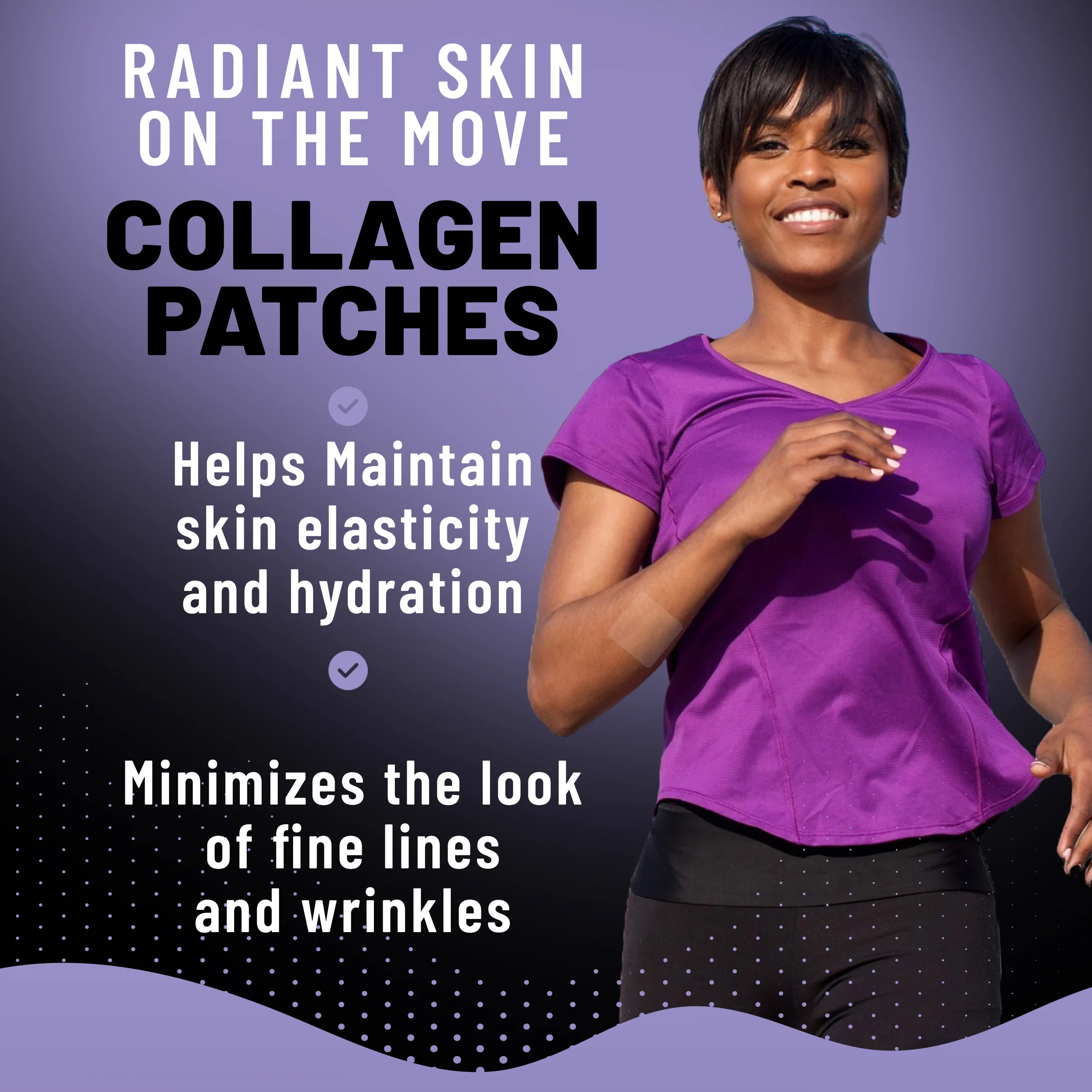 Collagen Patches Skin, Joint & Connective Tissue Support with Collagen, Hyaluronic Acid, Vitamins & Minerals, 36 Patches - Image 5