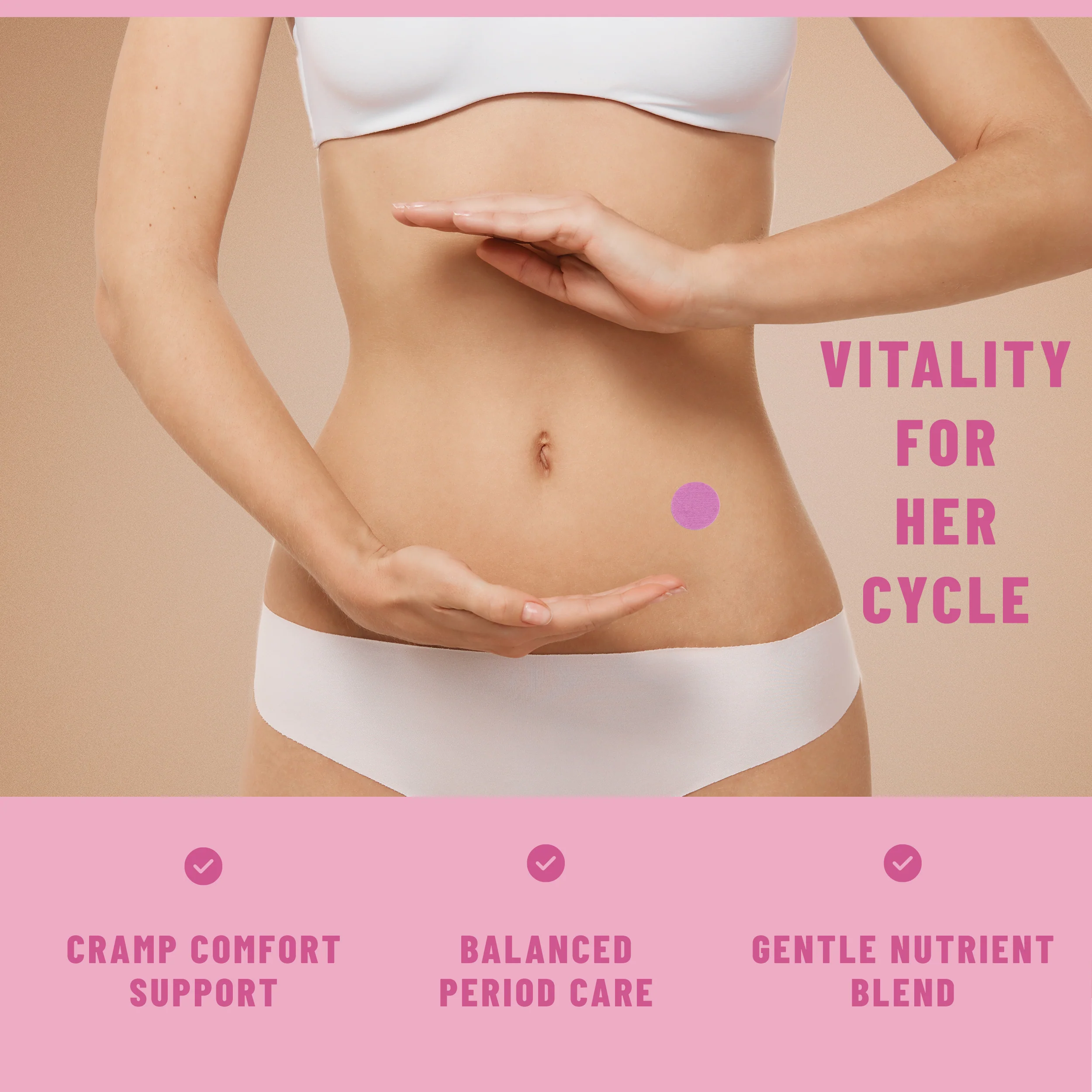 Period Patches Menstrual & Cycle Support with Chasteberry, Magnesium, Evening Primrose Oil & Herbs, 36 Patches - Image 6